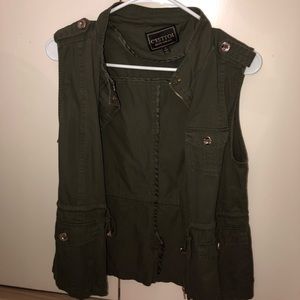 Olive Utility style vest